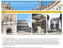 Tablet Screenshot of professionalromeguide.com